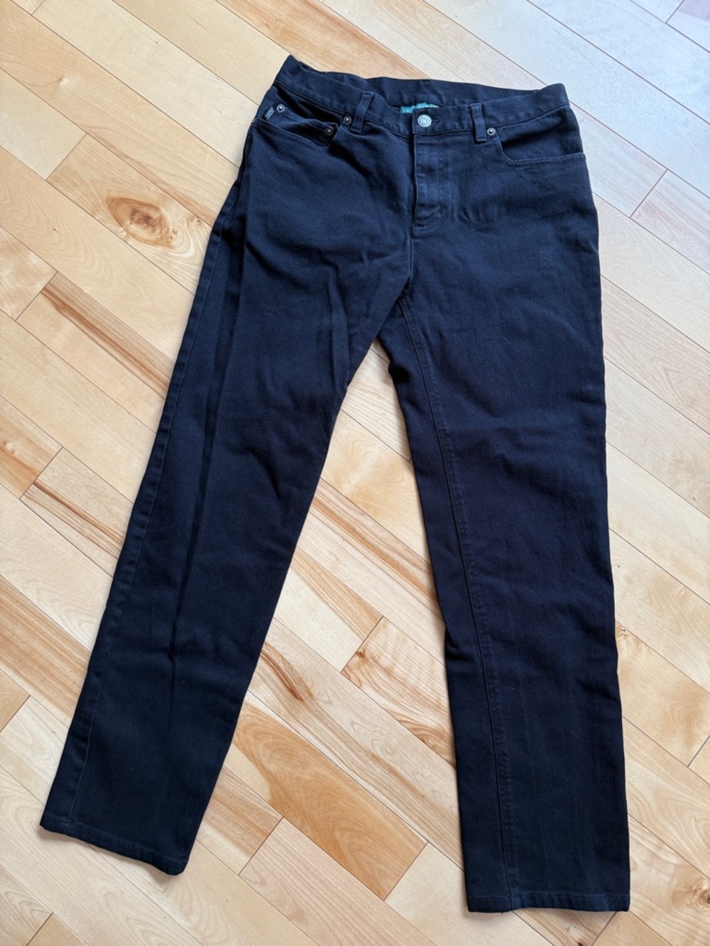 Ralph Lauren Women’s Black Straight Leg Jeans